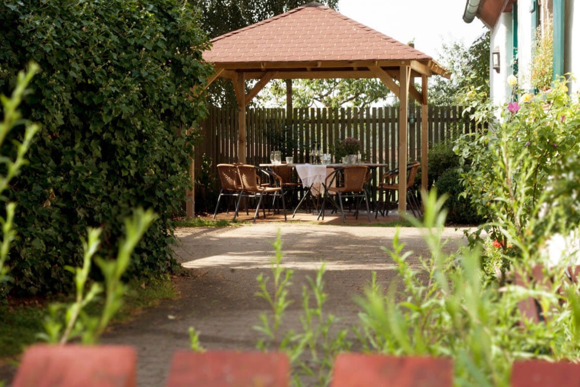 Innenhof Falkenhof Brombachsee