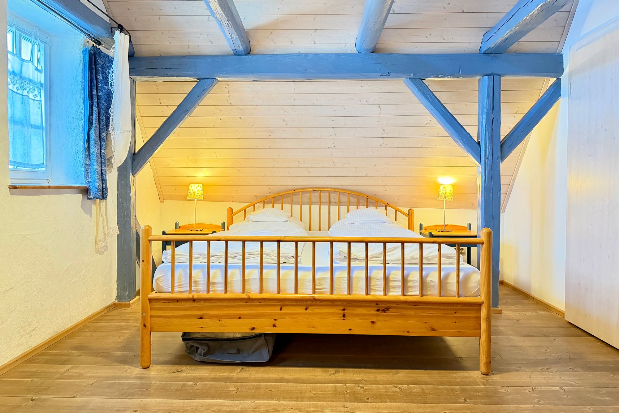 Blaues Schlazimmer im OG - Falkenhof Brombachsee